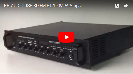 Amplis son USB SD FM FM RH-AUDIO 100V